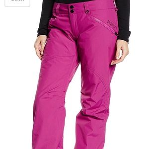 BURTON DRYRIDE PINK SNOWPANTS
